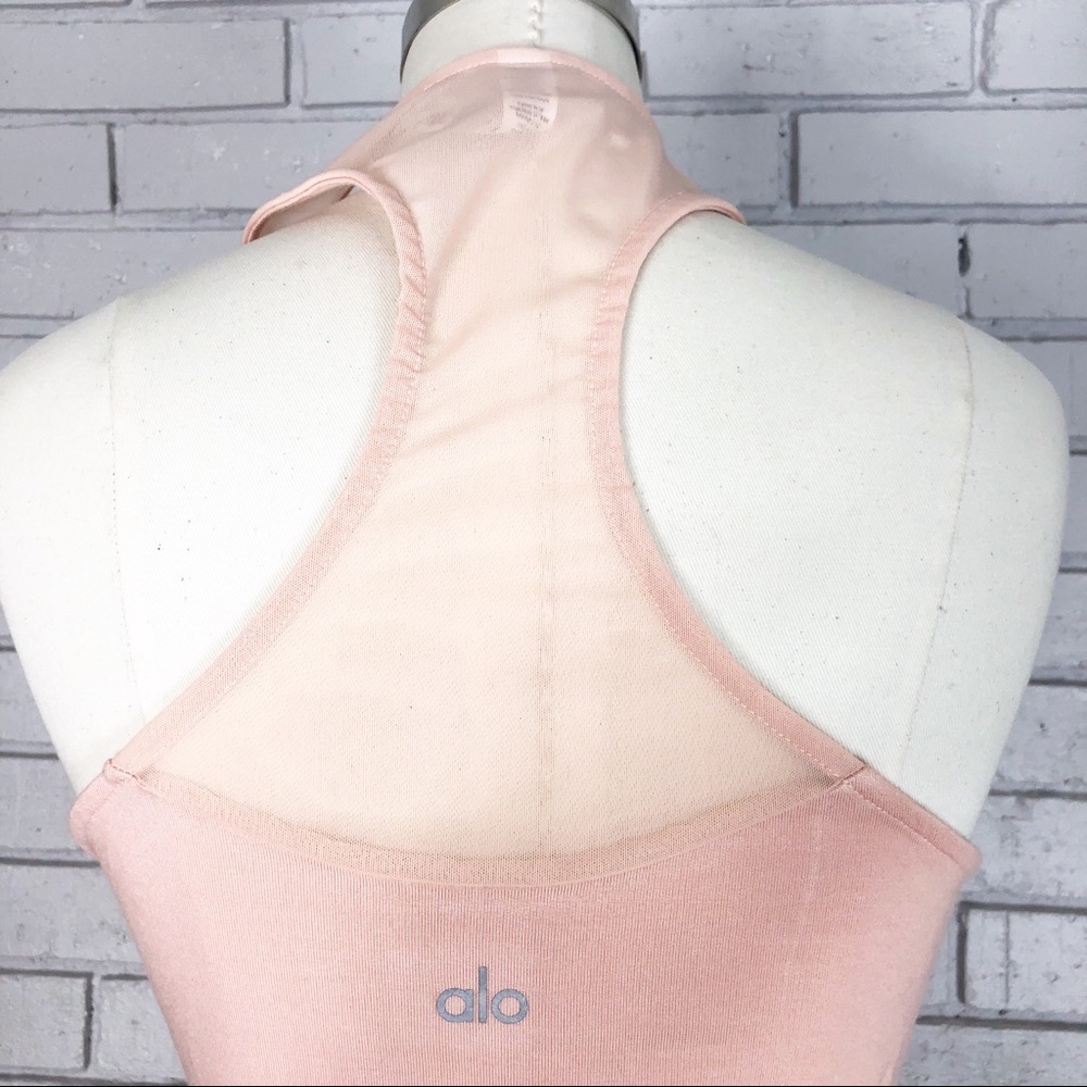 Alo Yoga Women’s Shell Pink Tranquility Romper - Picture 5 of 6